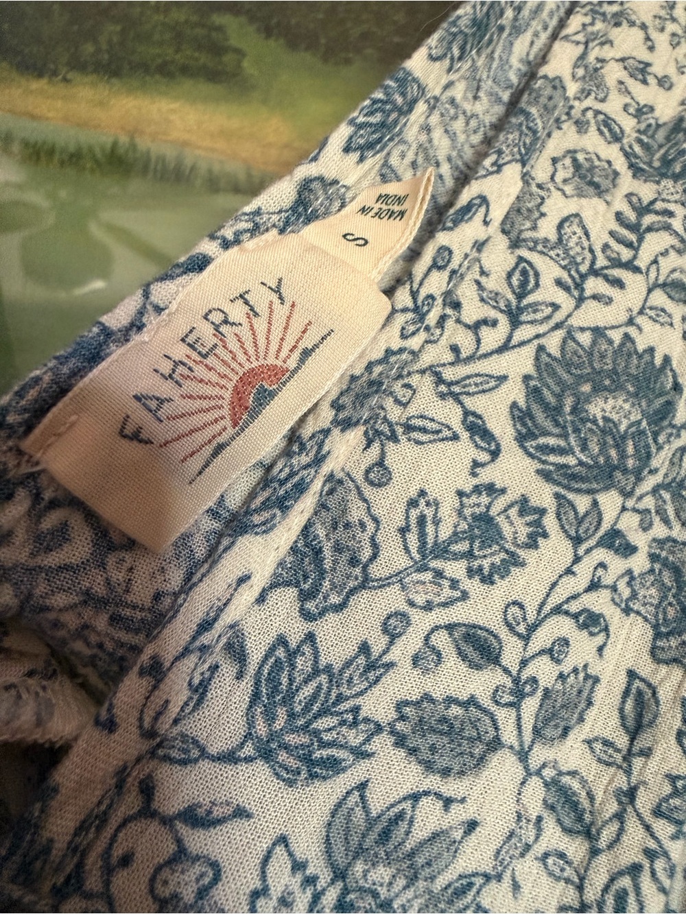 Faherty Floral Maxi Dress - Picture 3 of 5